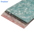 Acrylic material decorative marble finished wall panel